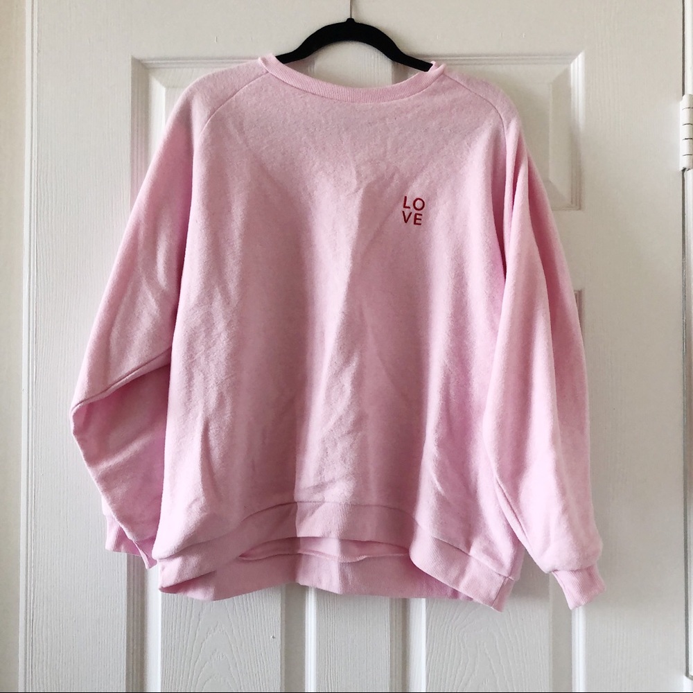 LAST CHANCE Top Shop LOVE Sweatshirt